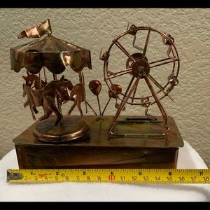 Vintage copper music box